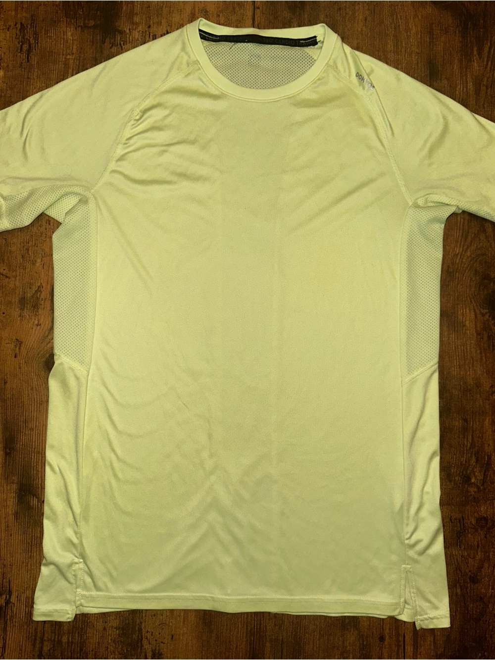 Men's Performance Short Sleeve Tee in Light Yellow